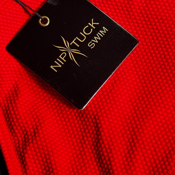 NIP TUCK RED must haves Louise bikini pants swim bottom size 6 NWT - Picture 6 of 7